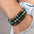 Wholesale  Coconut Shell Wood Multi-layer Stacked Wear Bracelet suit