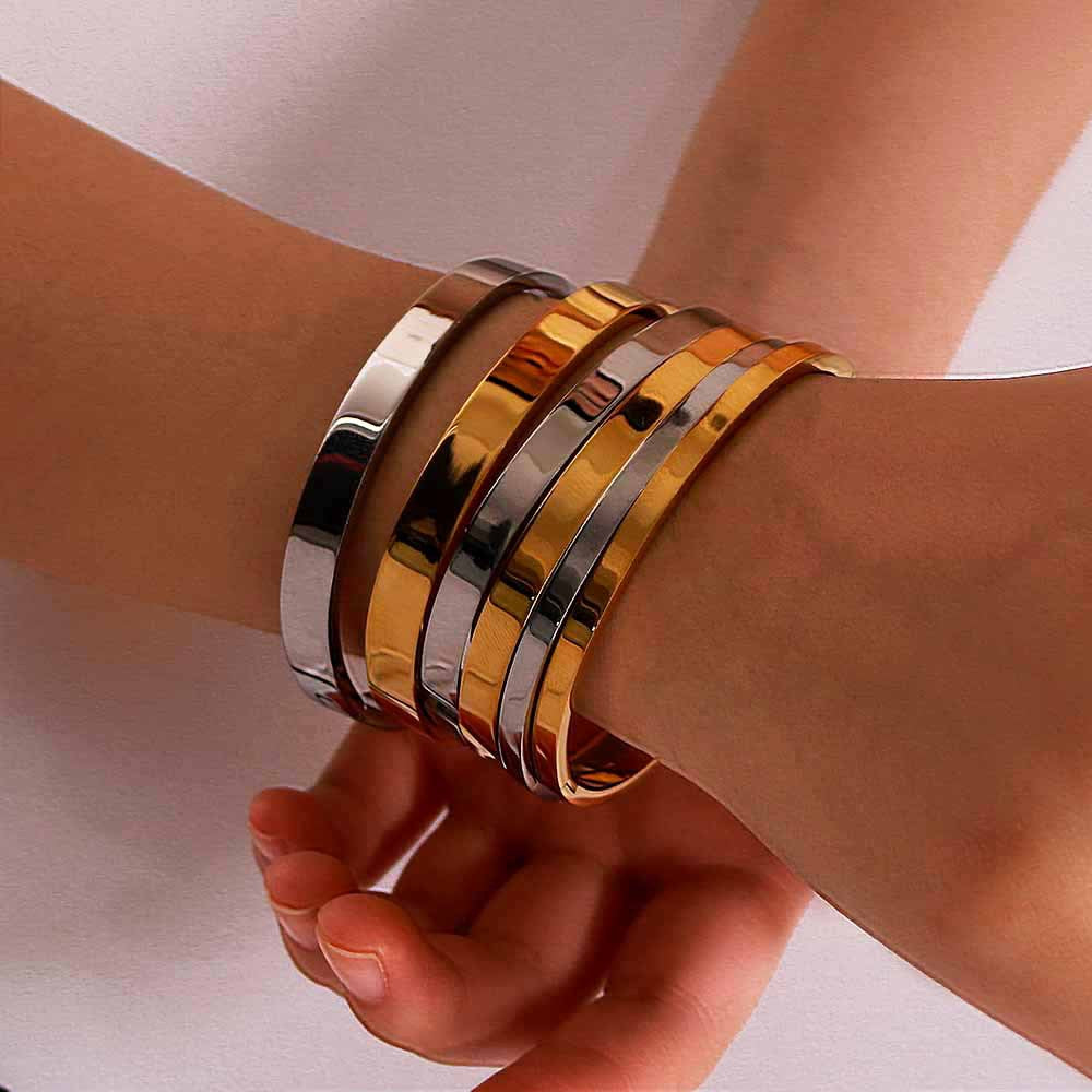 Wholesale 18K Gold Stainless Steel Bracelets ACC-BT-Xiny018
