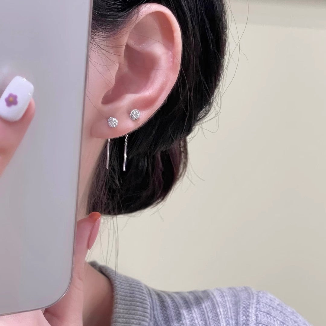 Wholesale Gympani Simple Ball Ear Line Sleeping Non-picking Ear Holes Small Earrings