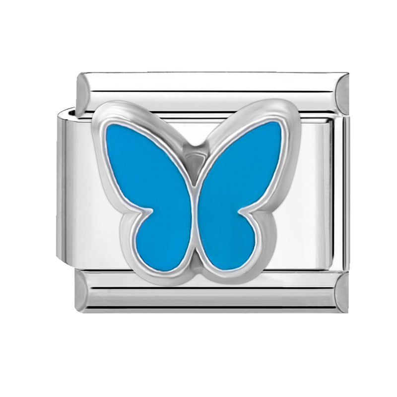 Wholesale Italian Charm Bracelet 9mm DIY Splicing Cute Creative Stainless Steel Composable Bracelet