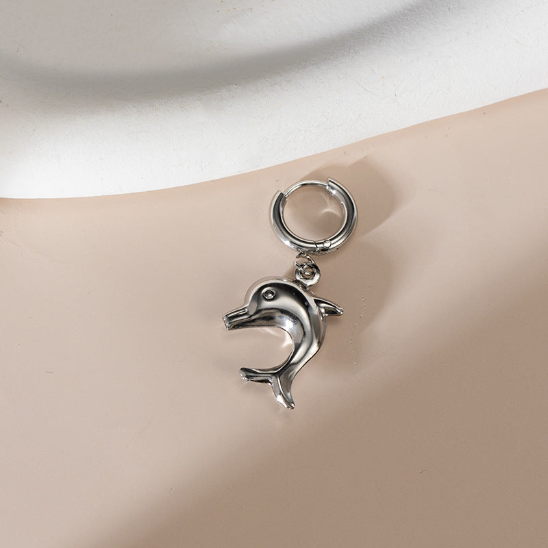 Wholesale Electroplated Stainless Steel Shell Earrings - Boutique Resale Jewelry