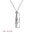 Wholesale Stainless Steel Jewelry Natural Crystal Mesh Pocket Bamboo Necklace