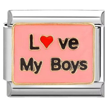 Wholesale Italian Charm Bracelet 9mm DIY Splicing Cartoon Numbers Stainless Steel Composable Bracelet