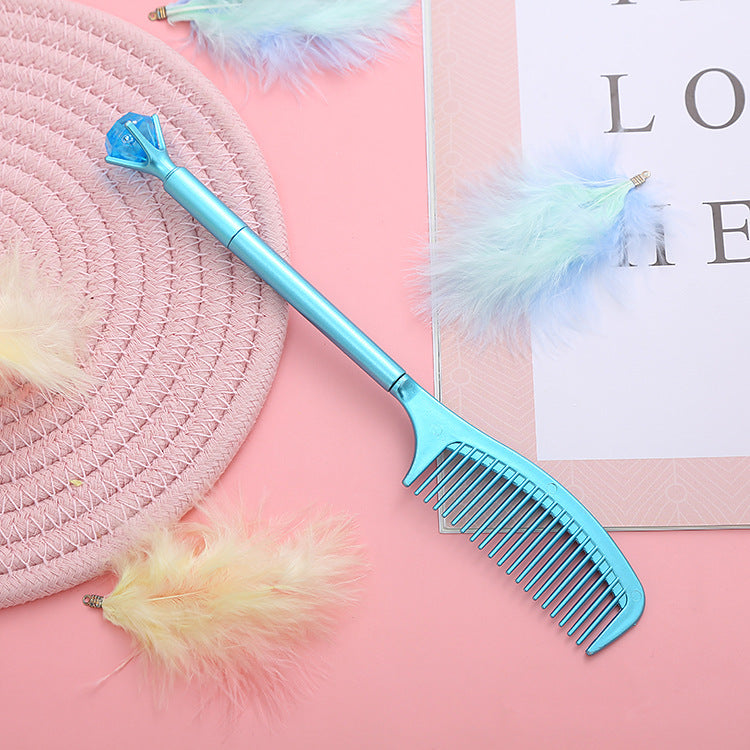 Wholesale Creative Diamond comb gel pen