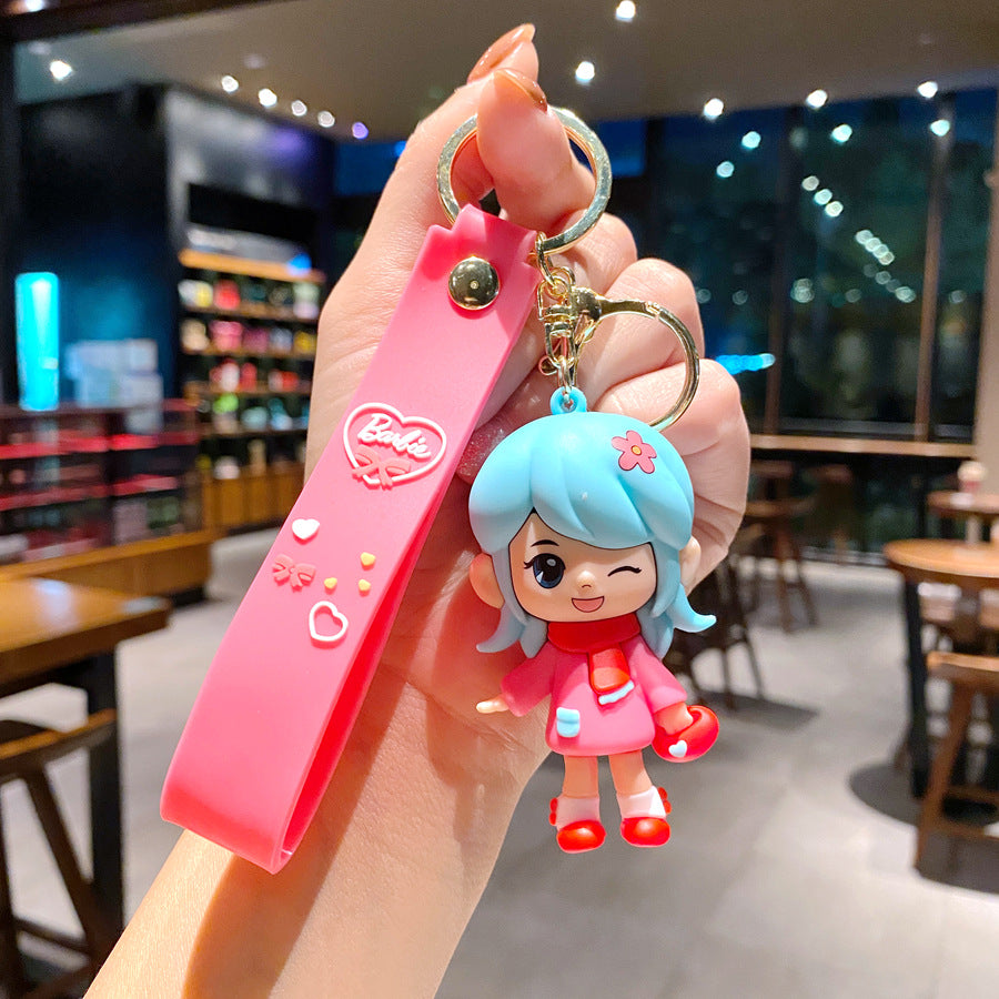 Wholesale Cartoon Dancing Little Girl Cute Keychain Creative Keychain ACC-KC-Gongz001