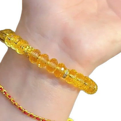Wholesale Yellow Crystal Bracelet