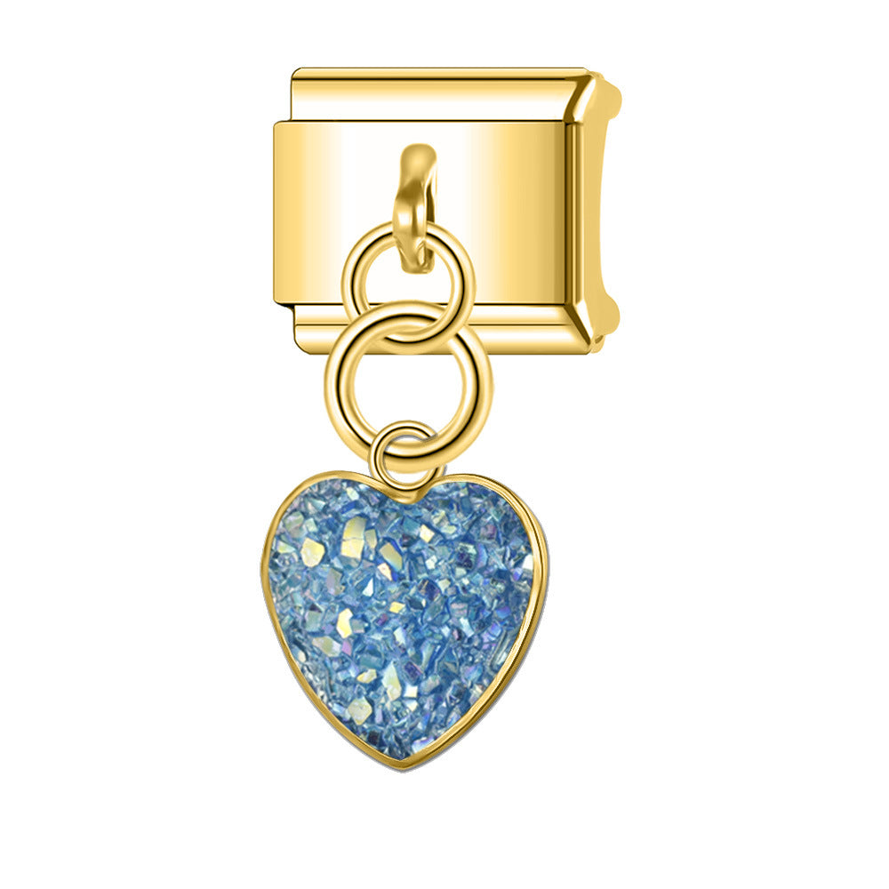 Wholesale Italian Charm Bracelet 9mm DIY Splicing Cute Creative Stainless Steel Composable Bracelet