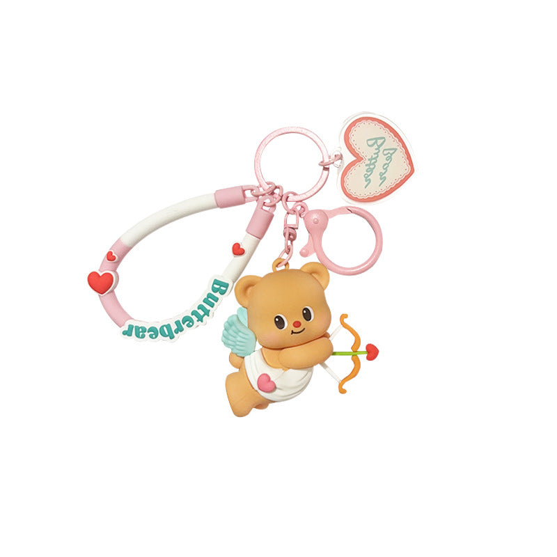 Wholesale Cartoon Cute PVC Soft Keychain ACC-KC-OuShi003