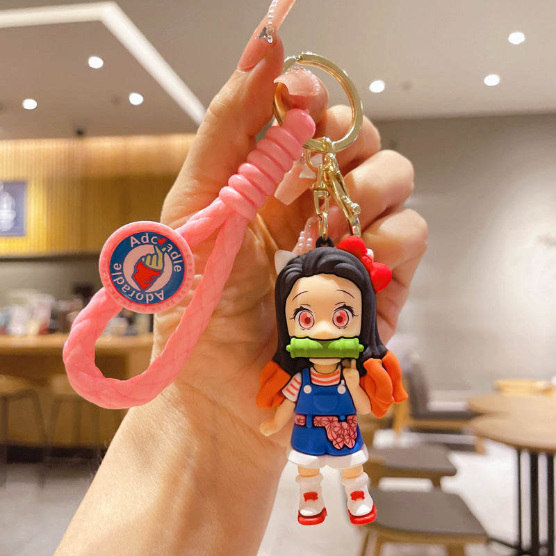 Wholesale Cartoon Silicone Keychain ACC-KC-JuCai003