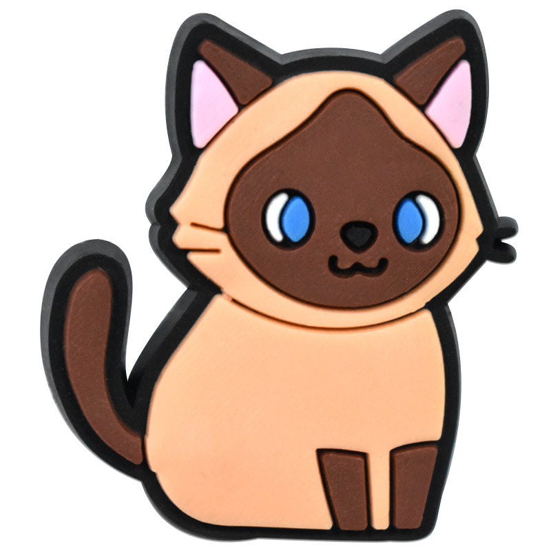 Wholesale Random 100pcs Cat Hole Shoes Accessories Shoes Charms ACC-SC-RYY037