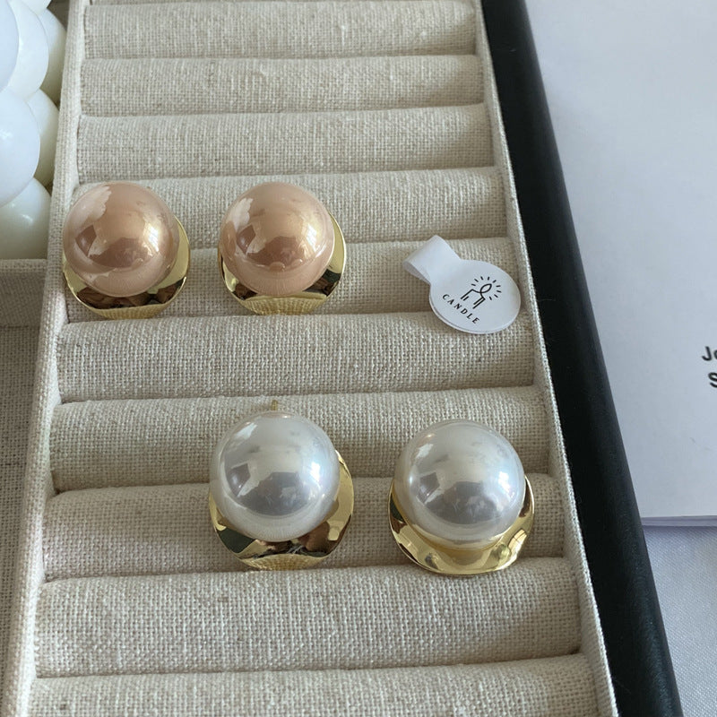 Wholesale 925 Silver Needle Earrings Pearl Earrings ACC-ES-Hanxi011