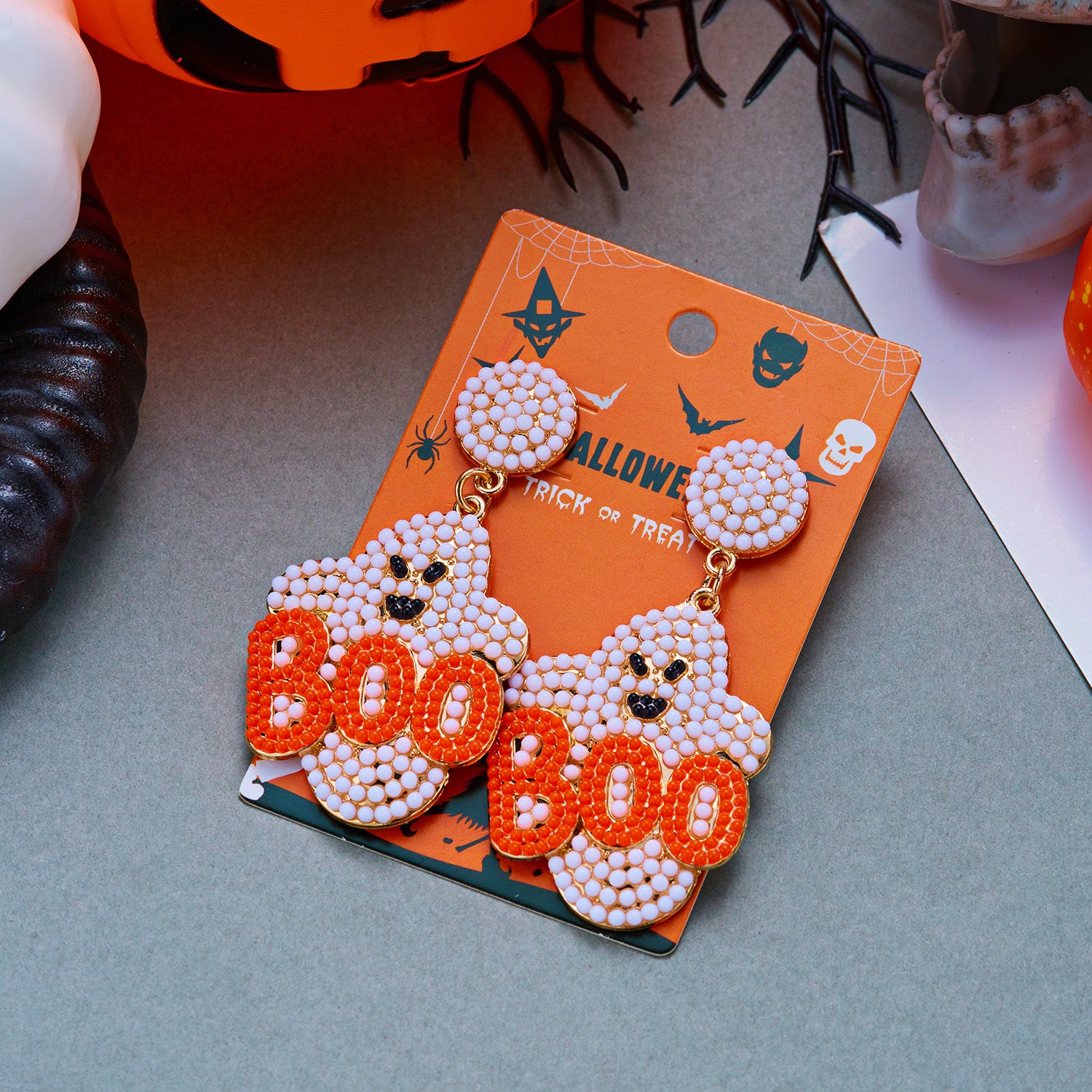 Wholesale Alloy  Ghost Earrings Fashion Accessory Gift Boutique Resale