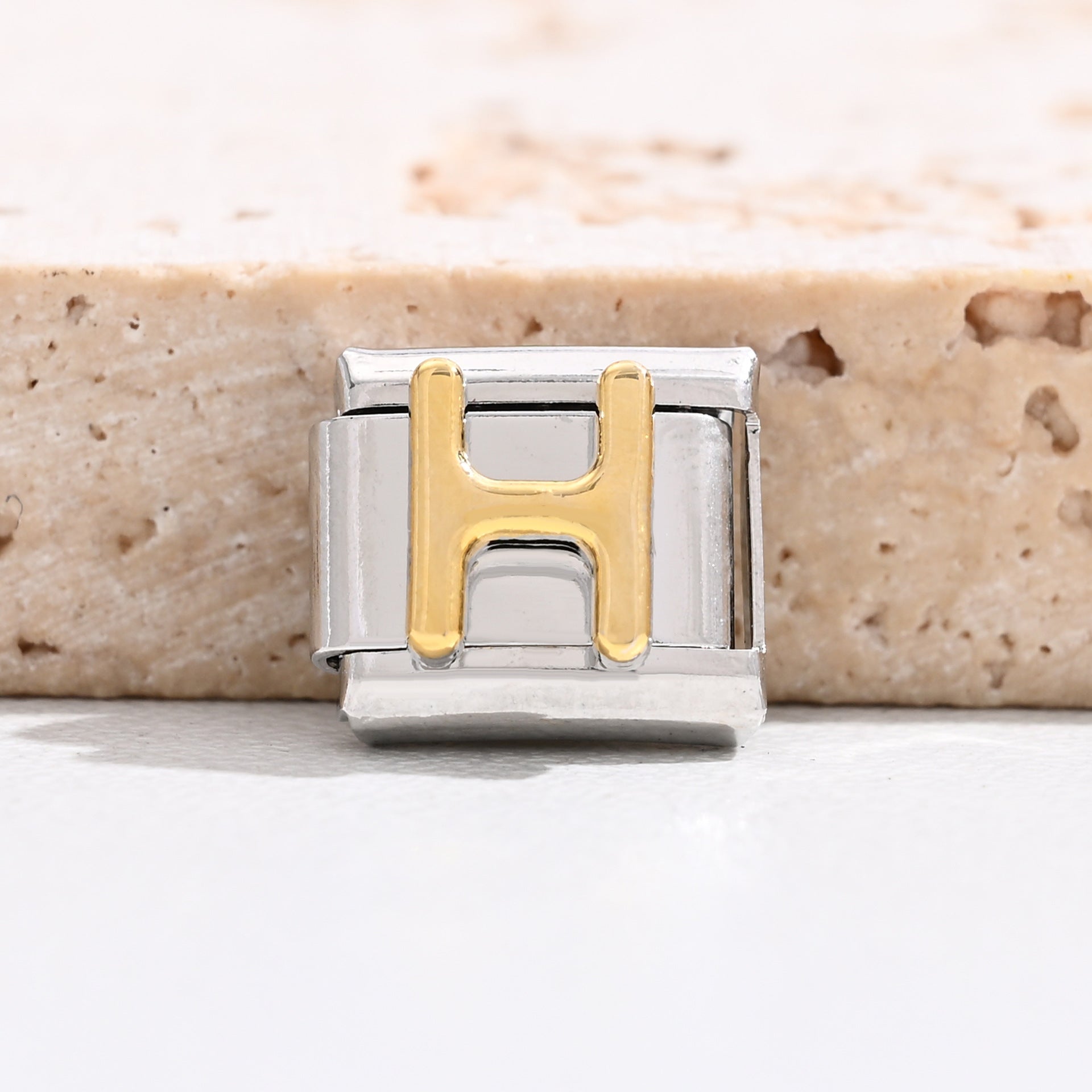 Wholesale 9mm Italian Charm Starter Bracelets DIY Letters Stainless Steel Composable Bracelet