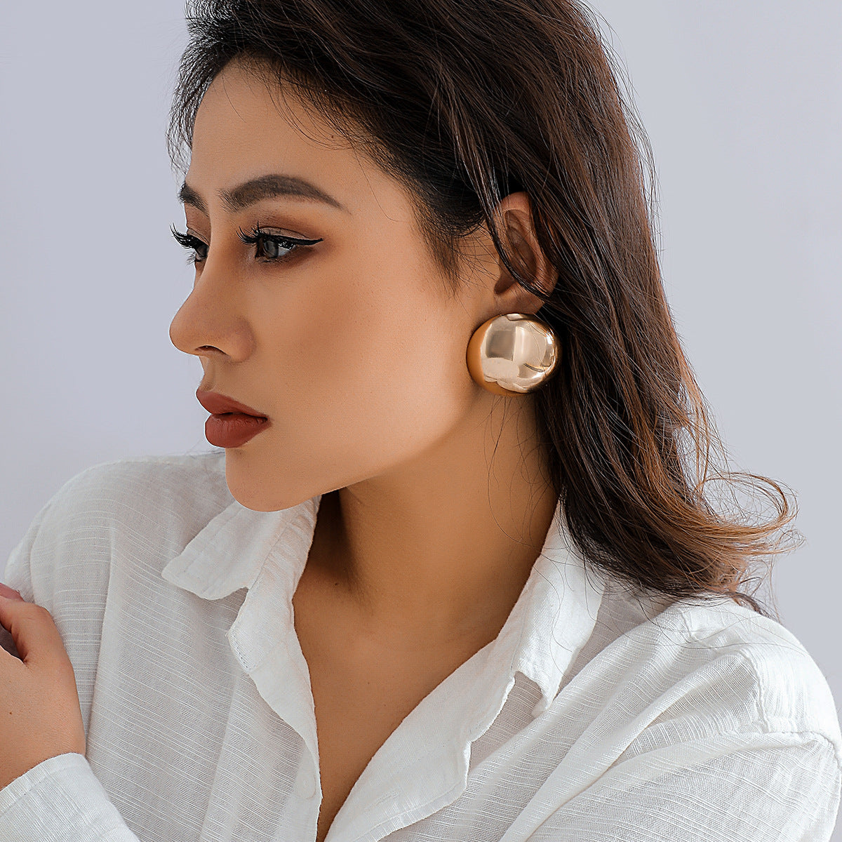 Wholesale Exaggerated Metal Earrings and Studs Statemente Earrings ACC-ES-XueRou004