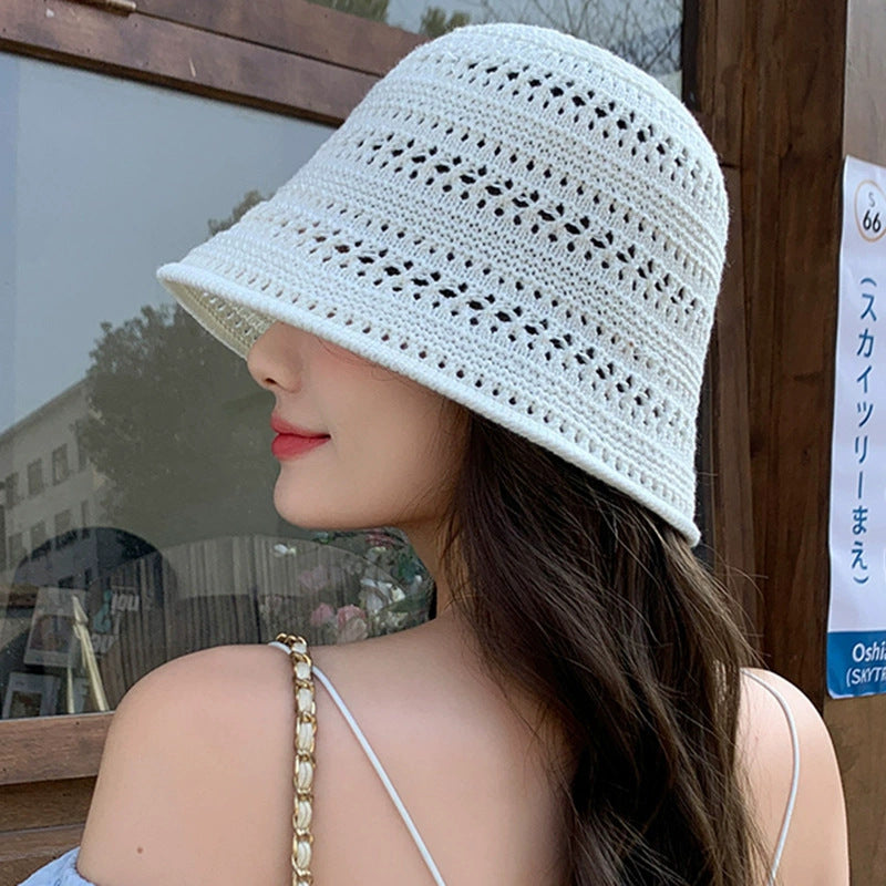 Wholesale Hollow Woven Fisherman Hat Bucket Hat