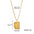 Wholesale  Stainless Steel 18K Gold Photo Necklace