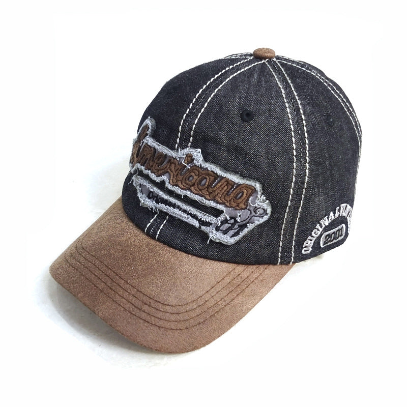Wholesale  Letter diamond Patch Embroidered Baseball Cap