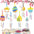 Wholesale Easter suit Wind Bell DIY Wooden Easter Set