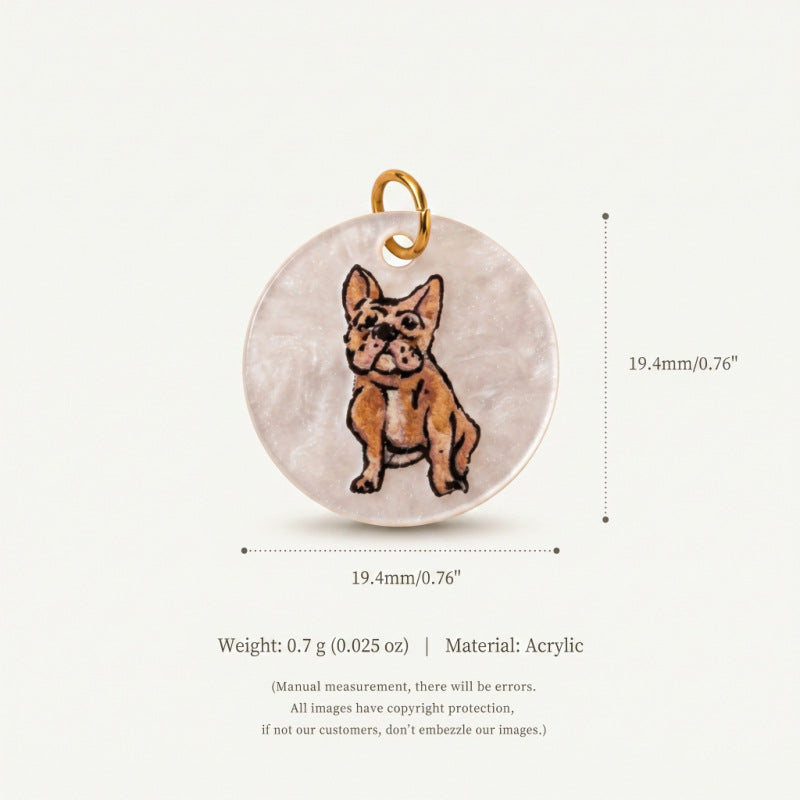 Wholesale Stainless Steel Fox Pendant 18K Gold Plated Animal Charm Trendy Fashion Accessory For DIY Jewelry Making Boutique Resale