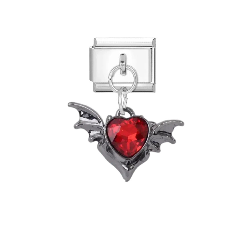 Wholesale Punk Cross DIY Bracelet Charms Titanium Steel Fashion Accessory for Gift and Boutique Resale