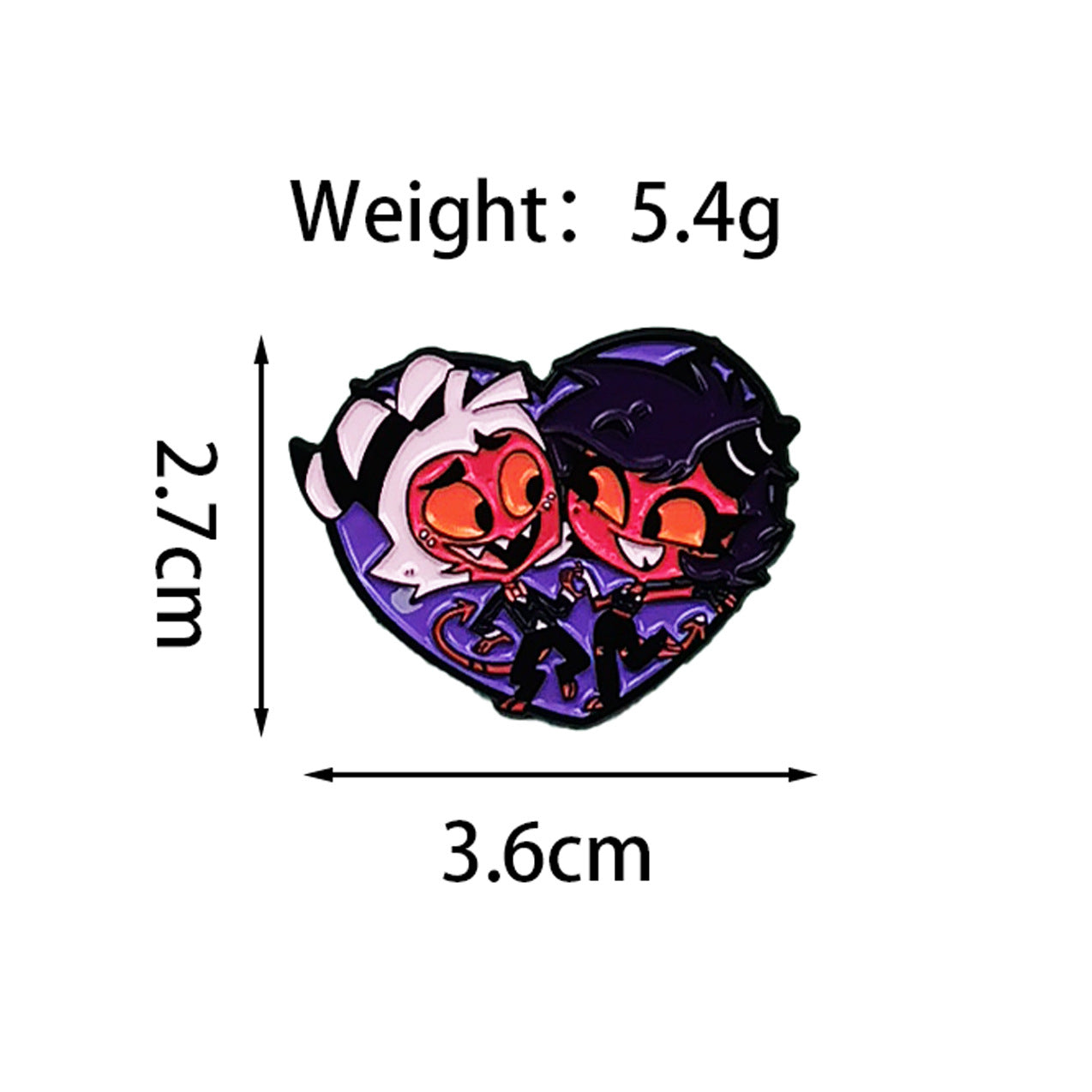 Wholesale Zinc Alloy Vampire Ghost Brooch Pin,  Stylish  Costume Accessory,  Boutique Jewelry for Bag Charm or Everyday Wear
