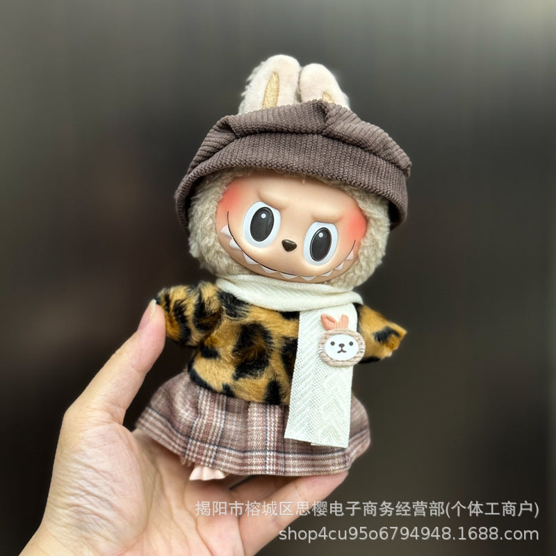Wholesale Cute cartoon doll clothes set toy