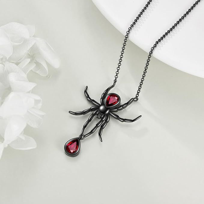 Wholesale Halloween Spider Pendant Necklace