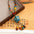 Wholesale  Bohemian colorful starfish ceramic beaded retro necklace