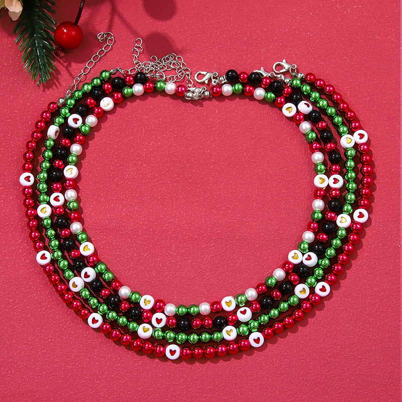 Wholesale Christmas Multi-piece Combination Mix and Match Necklaces Choker Necklaces ACC-NE-Zhey004