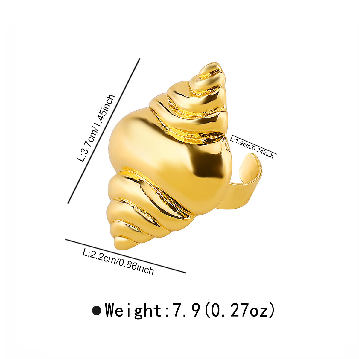 Orecchini all'ingrosso in lega di conchiglia creativa con personalità di nicchia, orecchini a vento da spiaggia e oceano