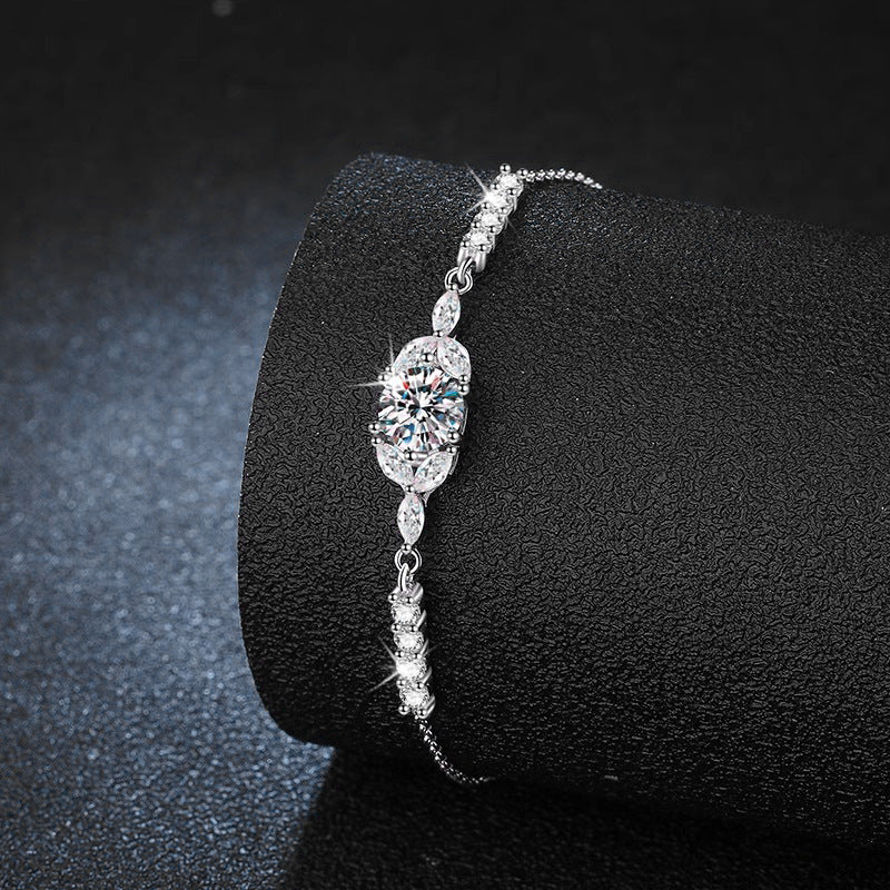 Wholesale Moissanite  925 sterling silver  bracelet