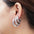 Boucles d'oreilles en C-en forme en acier inoxydable en gros et boucles d'oreilles épaisses
