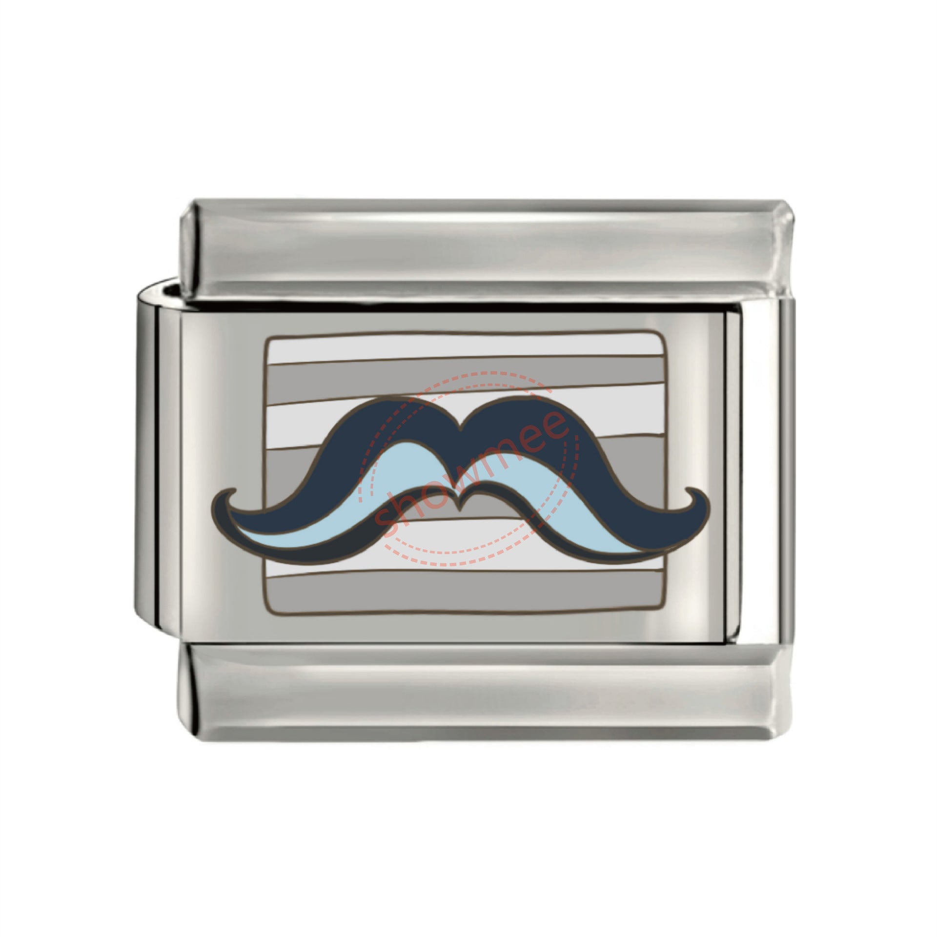 Wholesale 10pcs Italian Charm Bracelet 9mm DIY Splicing Father's Day Elements Titanium Steel Composable Bracelet