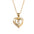 Wholesale Titanium Steel Plated 18K Gold English Letter Pendant Necklace