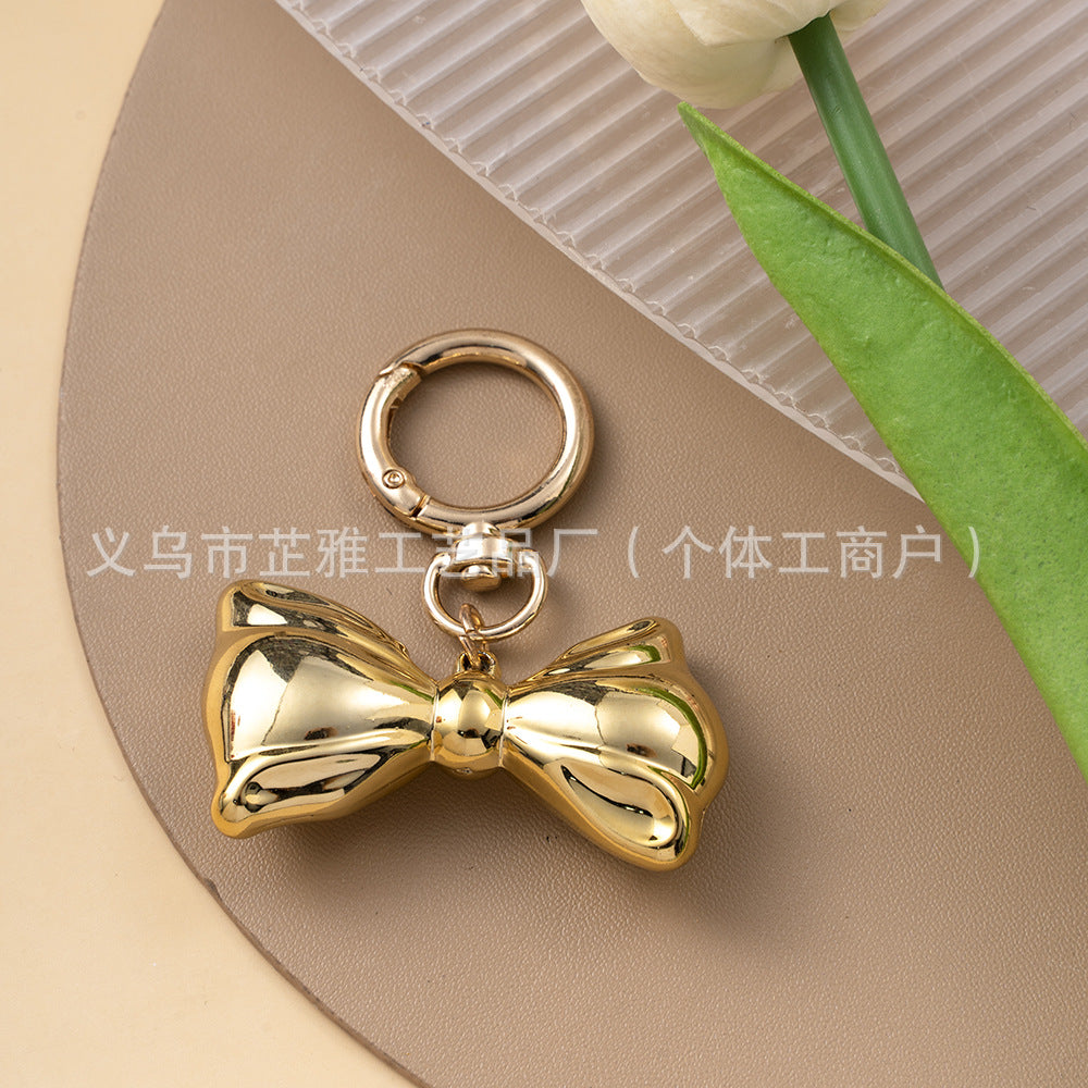 Wholesale Metal Bow Keychain Light Luxury  Decoration