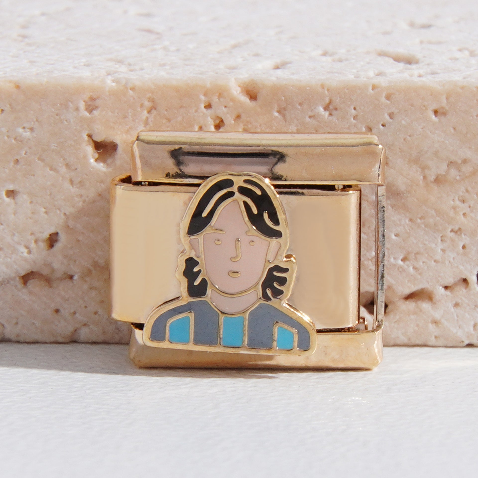 Wholesale Italian Charm Bracelet 9mm DIY Splicing Removable Star Series Stainless Steel Composable Bracelet