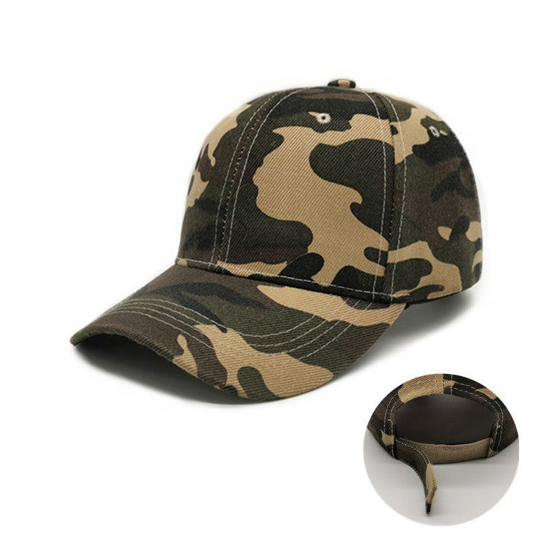 Wholesale  camouflage baseball cap solid color cap