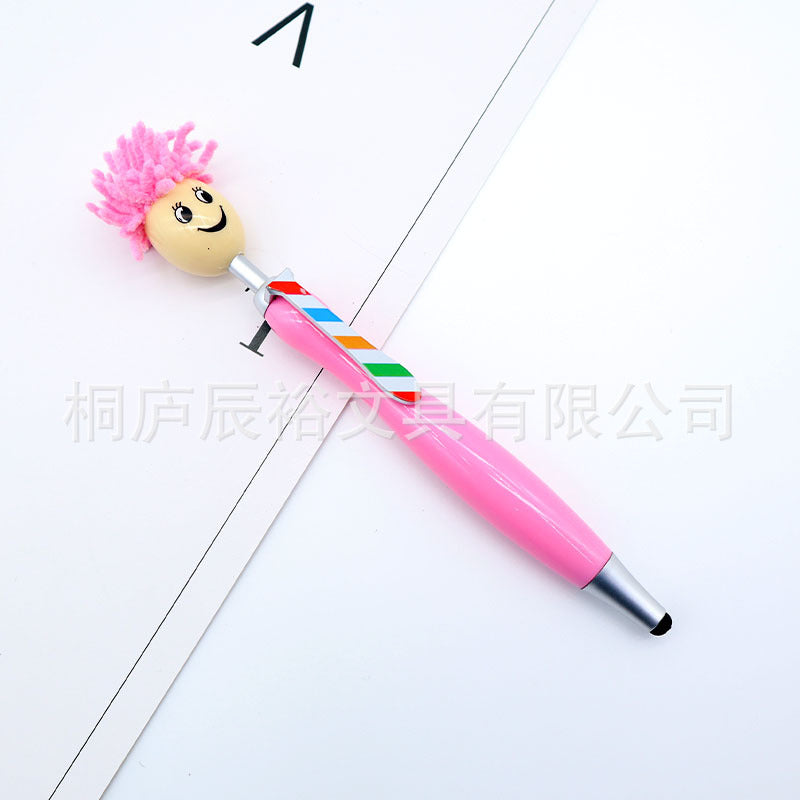 Wholesale  Retro Children's Fun Fried Mr. Mao Touch Screen Ballpoint Pen
