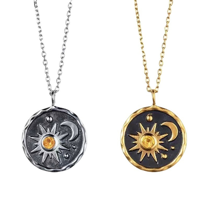 Wholesale Bohemian Style Vintage Pendant Earrings Necklace suit