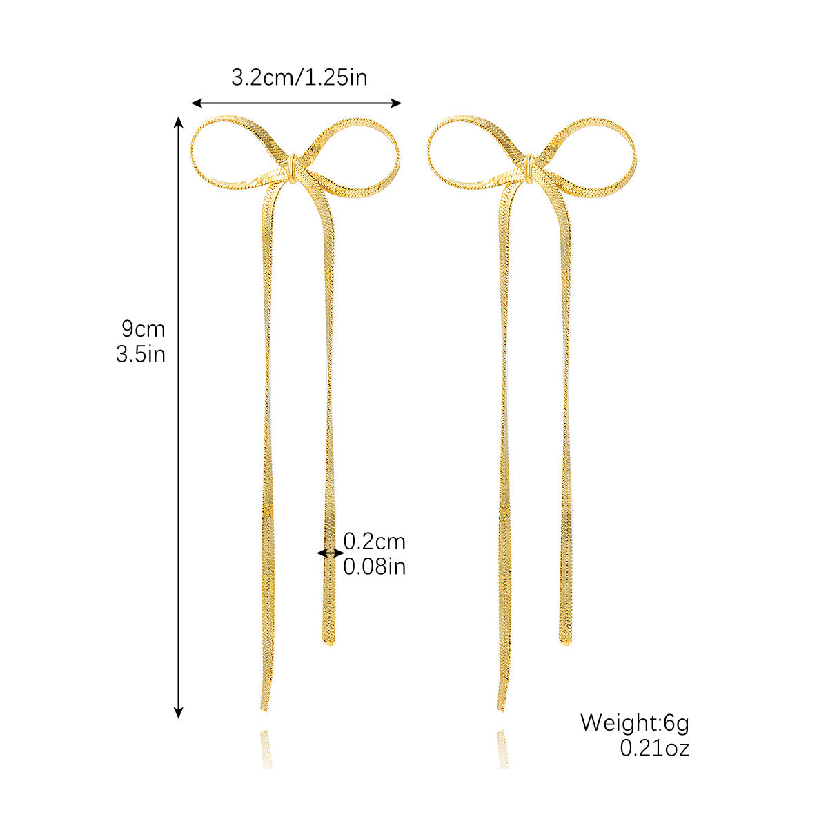 Wholesale Bow Zinc Alloy Earrings ACC-ES-ManYi002