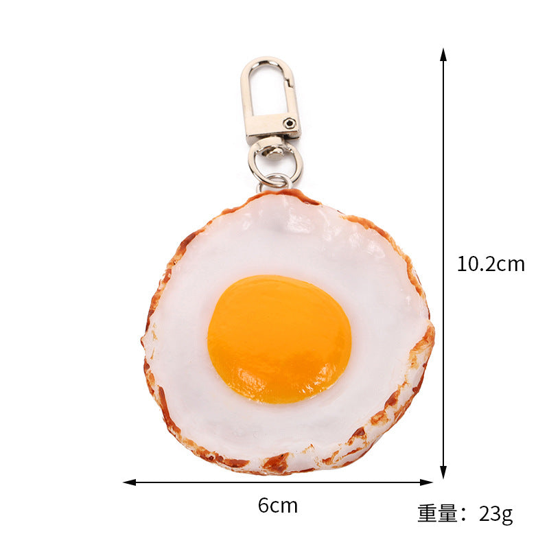 Wholesale Western breakfast model toys creative keychains