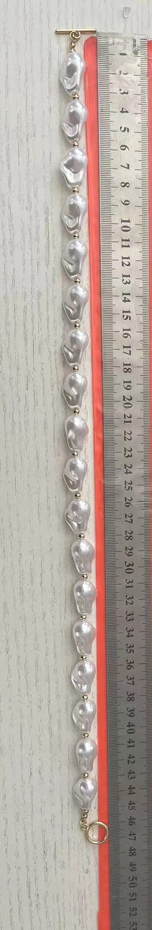 Wholesale  retro irregular baroque pearl necklace
