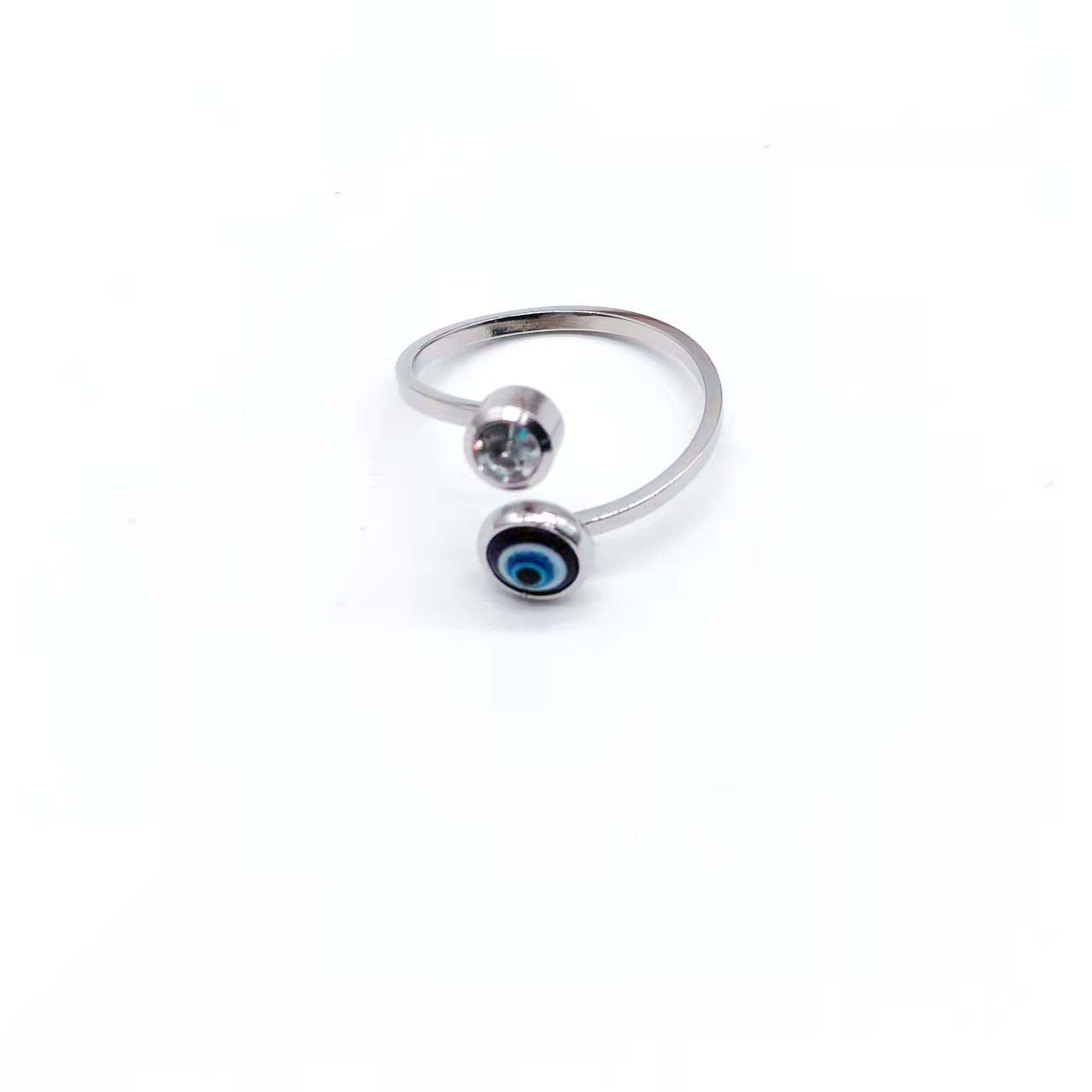 Wholesale Demon Eye Stainless Steel Open Adjustable Ring