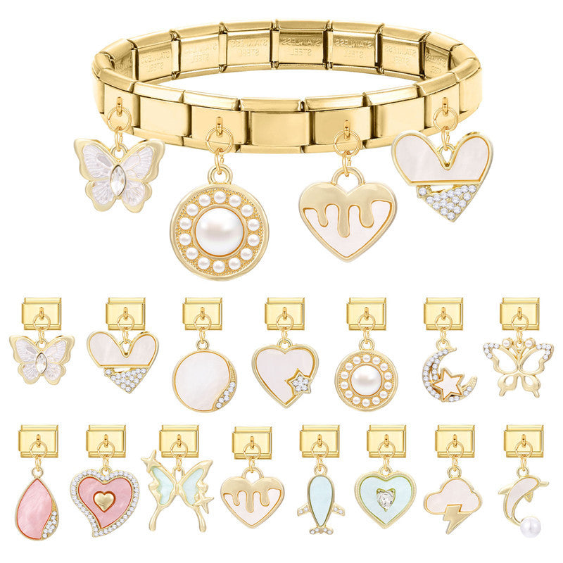 Wholesale Pendant DIY Italian Bracelet Module Accessories