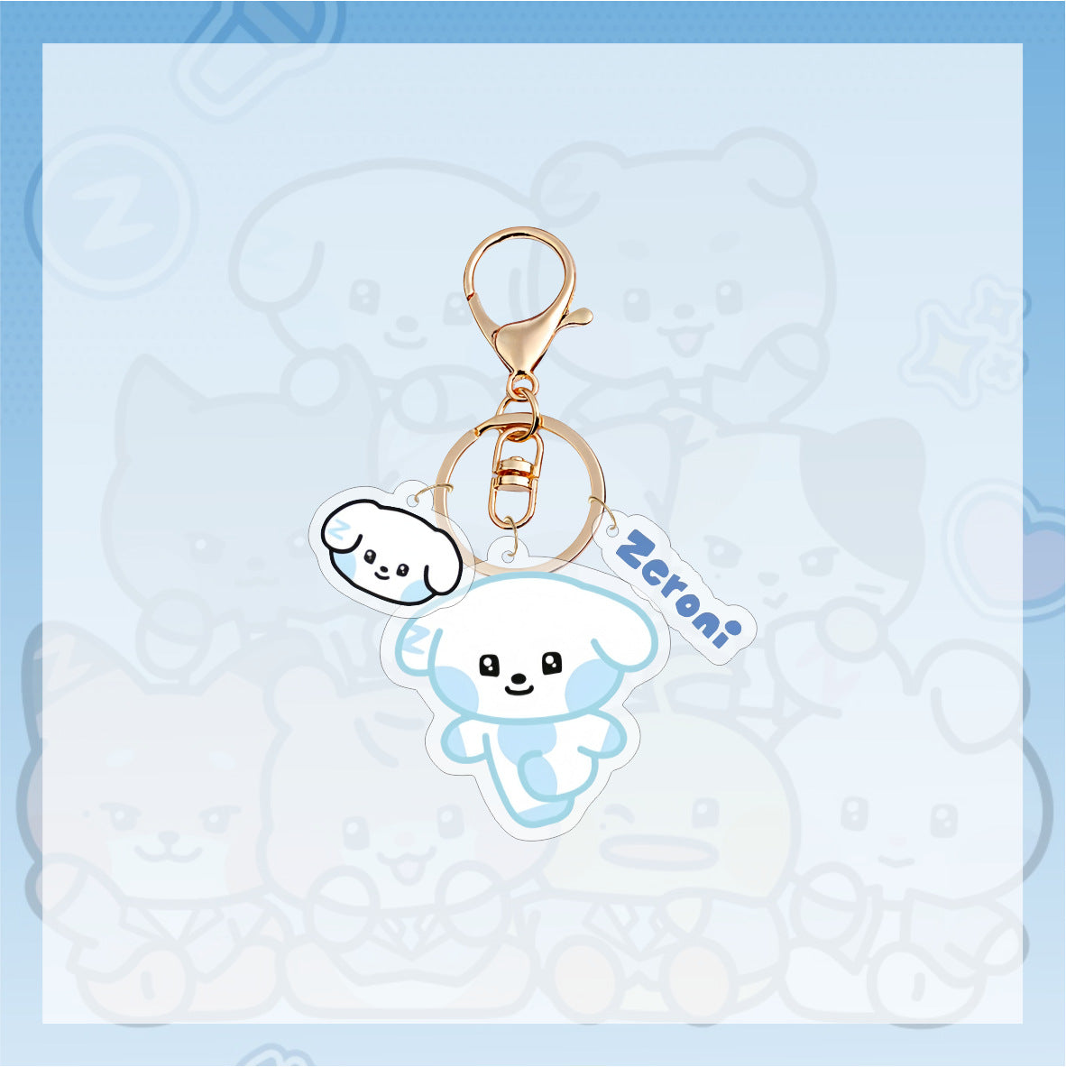 Wholesale Cute cartoon acrylic keychain