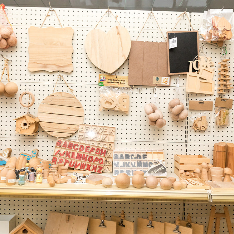 Wholesale 50pcs Rugby Wooden Beads Colorful Wooden Beads ACC-BDS-DianJin002