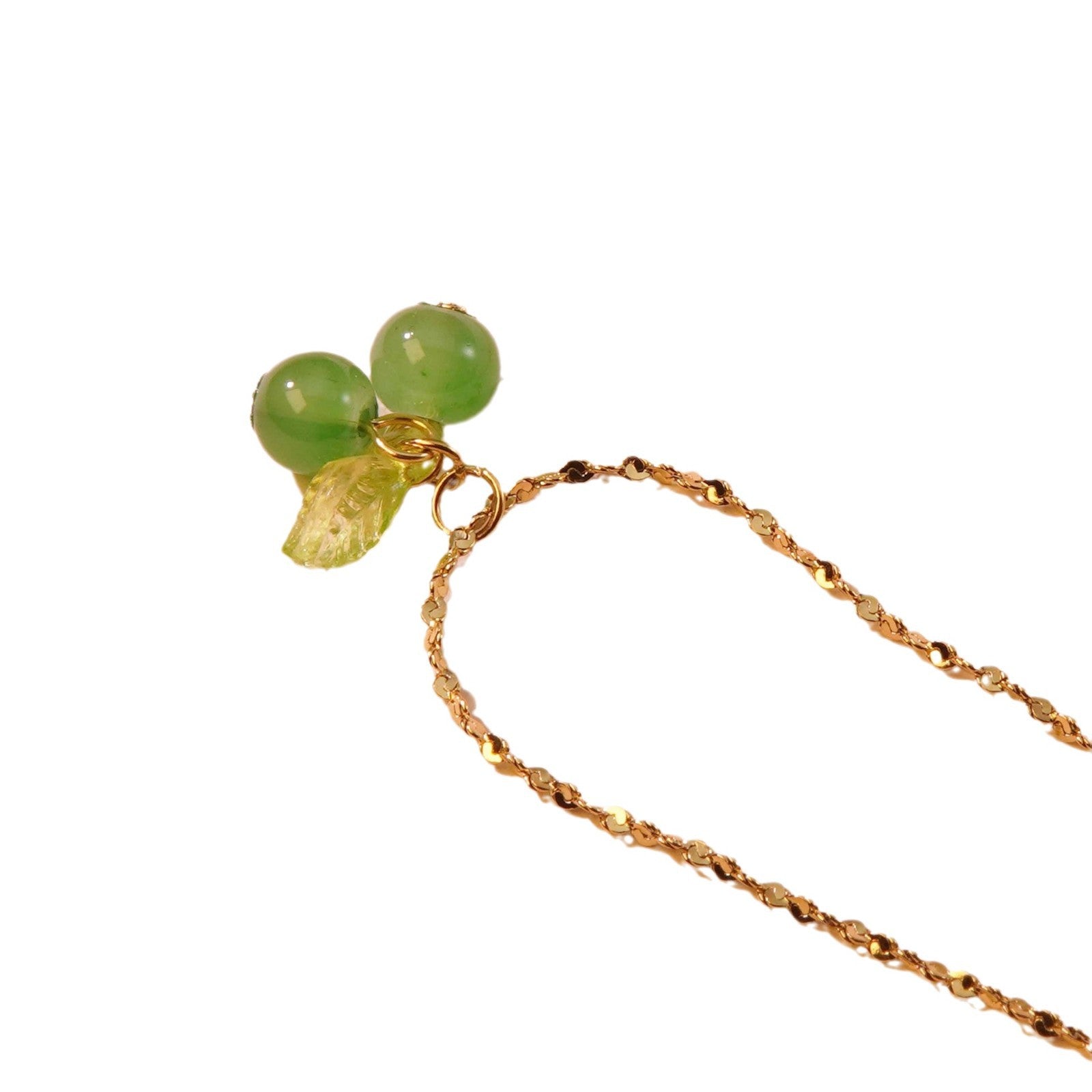 Wholesale Cherry Shape Stainless Steel Necklace Earrings