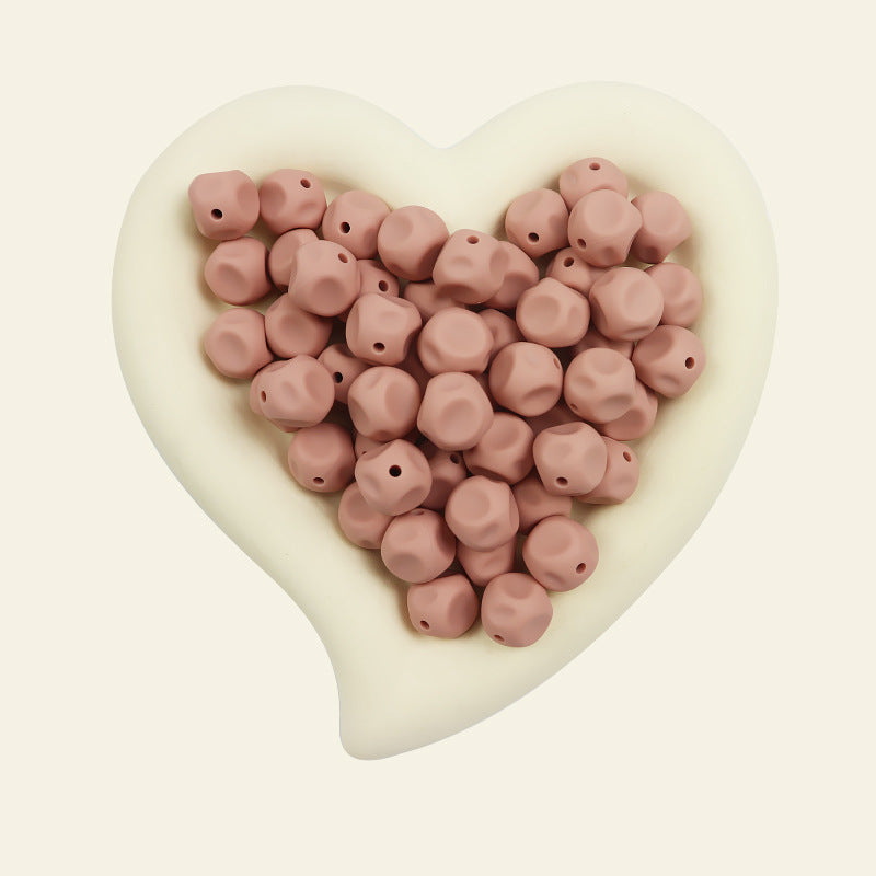 Wholesale 100pcs 15mm Irregular Silicone Beads DIY for Beadable ACC-BDS-JIaHao003