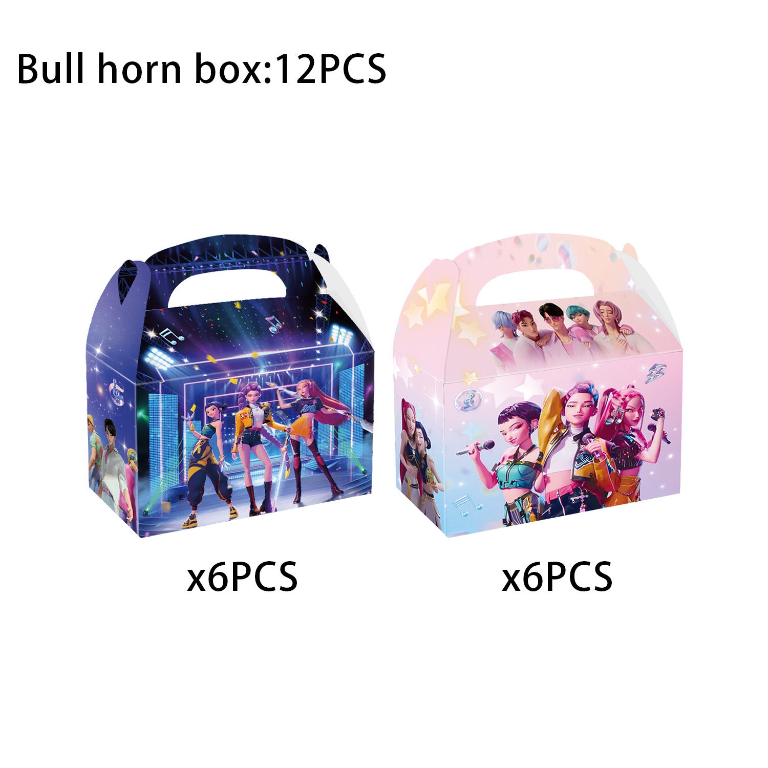 Wholesale KPOP  birthday party decoration tableware supplies atmosphere layout five-piece set kpop