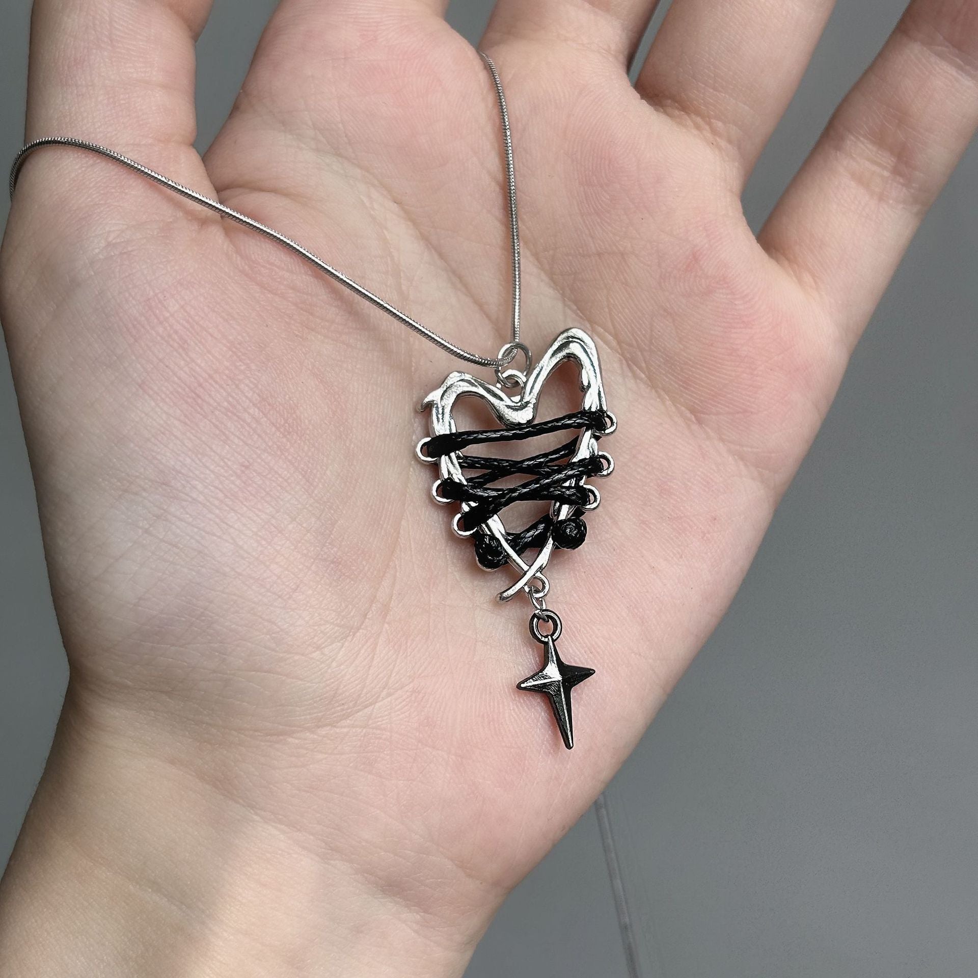 Wholesale Heart Red Apple  Necklace